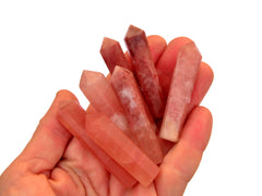 Rose Calcite Crystal Point (45mm - 55mm) - Kaia & Crystals