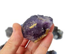 Wholesale Lot of Purple Fluorite Druzy Crystal (4-5 Pcs)