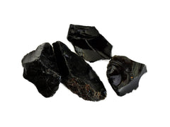 Black Obsidian Raw Crystals (Lot 100g, 250g, 500g) - (50mm - 70mm)
