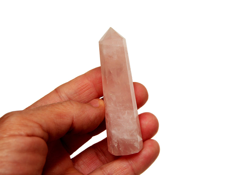 Rose Quartz Tower (70mm - 95mm) | Kaia & Crystals