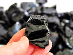 Black Obsidian Raw Crystals (Lot 100g, 250g, 500g) - (50mm - 70mm)