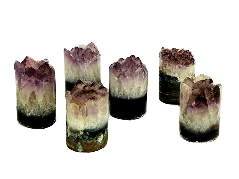 Amethyst Druzy Zylinder (40mm - 70mm)