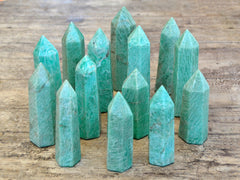 Amazonite Tower Crystal (100g - 350g) - Kaia & Crystals