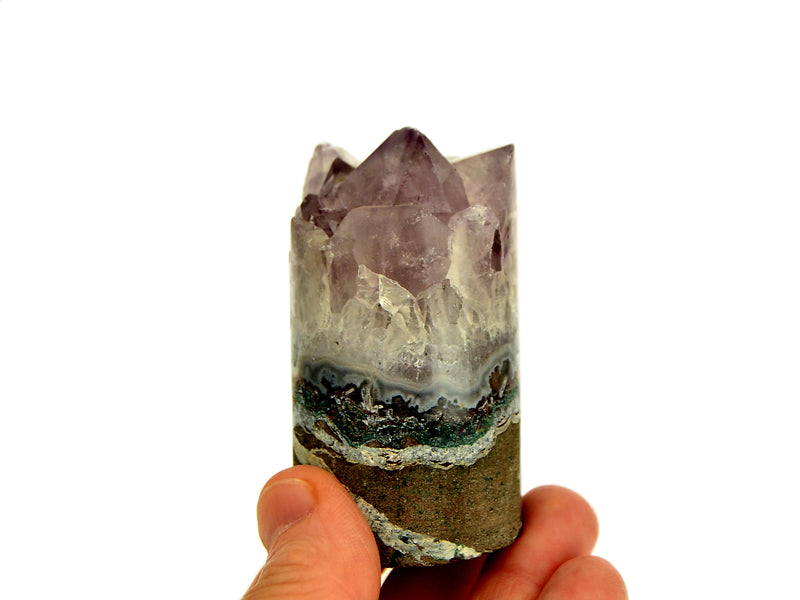 Amethyst Druzy Zylinder (40mm - 70mm)