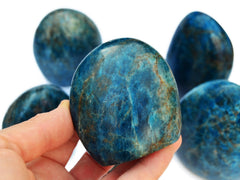 Blue Apatite Free Form (2-3 Pcs) - 1 Kg Wholesale Lot - Kaia & Crystals