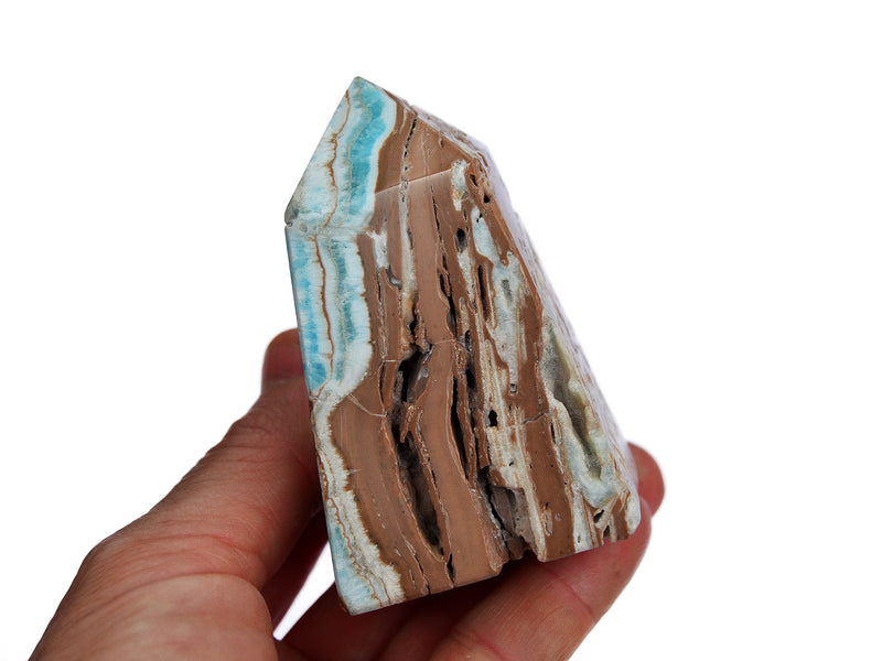 1 kg Lot of Blue Aragonite Tower (4-6 Pcs) - Kaia & Crystals