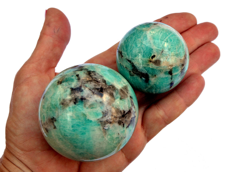 Amazonite Sphere (45mm - 60mm) - Kaia & Crystals