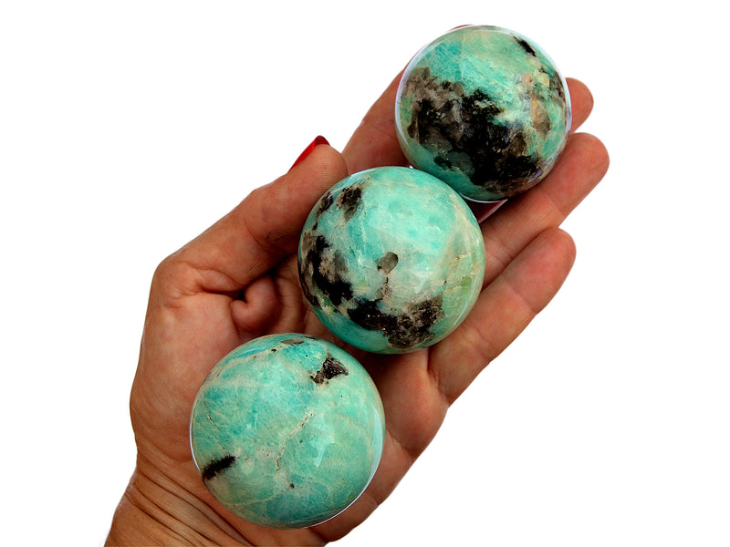 Amazonite Sphere (45mm - 60mm) - Kaia & Crystals