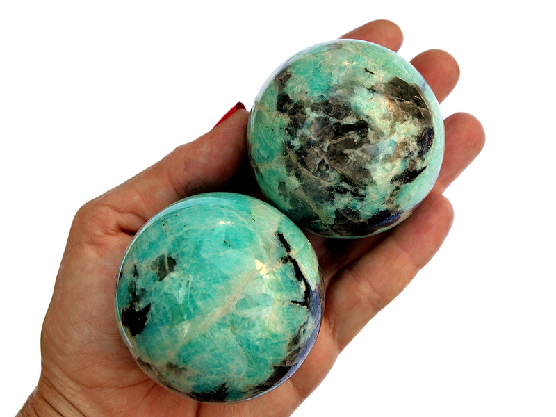 Amazonite Sphere (45mm - 60mm) - Kaia & Crystals