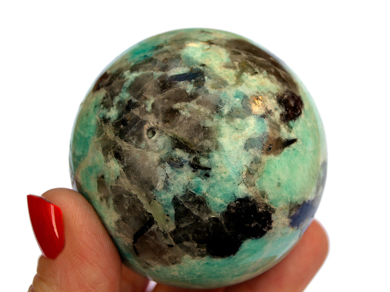 Amazonite Sphere (45mm - 60mm) - Kaia & Crystals