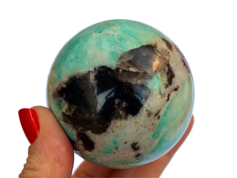 Amazonite Sphere (45mm - 60mm) - Kaia & Crystals