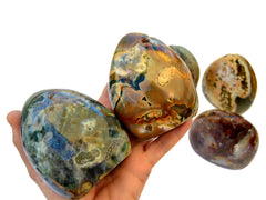 Ocean Jasper Free Form Crystal (3-5 Pcs) 1 Kg Lot - Kaia & Crystals