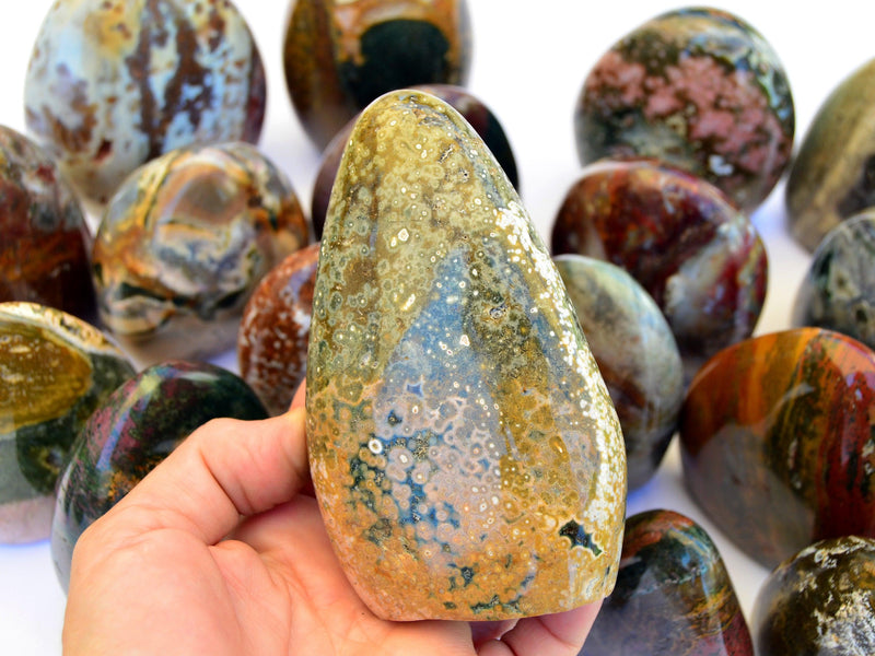 Ocean Jasper Free Form Crystal (3-5 Pcs) 1 Kg Lot - Kaia & Crystals