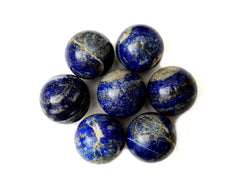 Lapis Lazuli Sphere 1 Kg Lot (3-4 Pcs) - (50mm - 60mm) B Quality