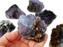 Wholesale Lot of Purple Fluorite Druzy Crystal (4-5 Pcs)