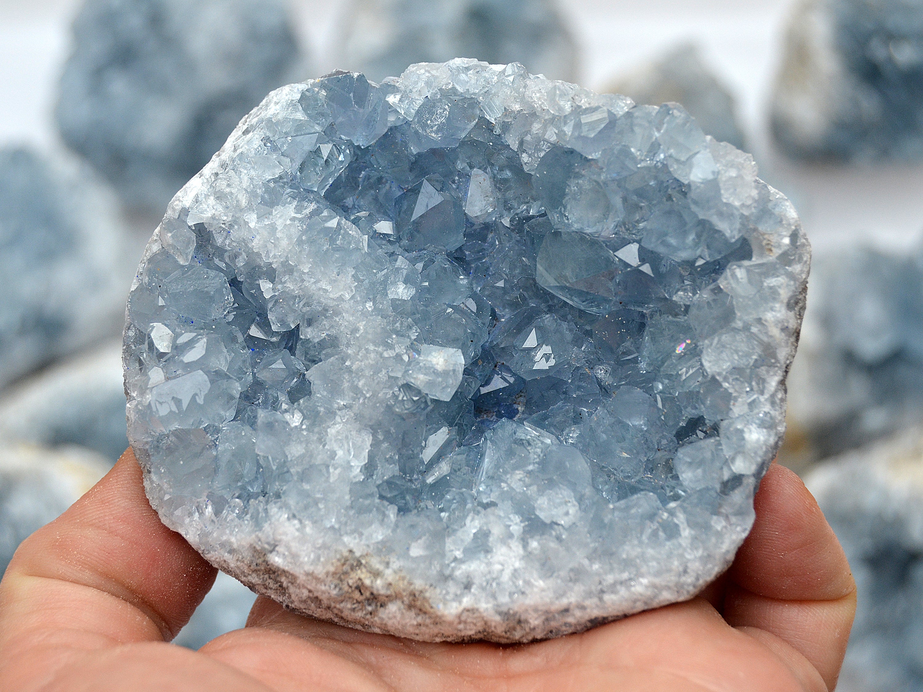 Blue Quartz Crystal